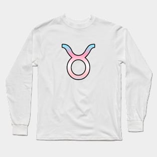 Taurus Trans Pride Symbol Long Sleeve T-Shirt